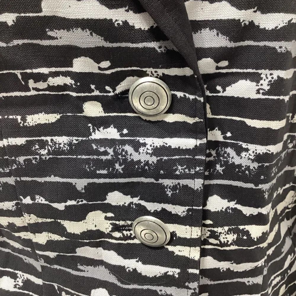 Beppa Cotton Blazer Abstract Design - Picture 2 of 6